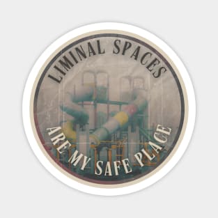 Liminal Spaces Are My Safe Space Backrooms Inspired Magnet